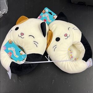 Cat Squishmallows slippers.